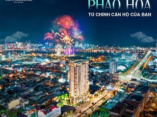 The vista  duy nhất 1 căn góc 2pn tầng 6 view pháo hoa, ngắm trọn đà nẵng downtown  ck đến 9%