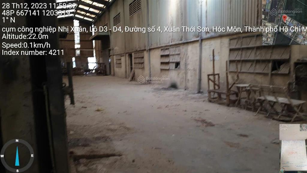 Bán kho, nhà xưởng khu công nghiệp nhị xuân hóc môn, 50 tỷ, diện tích 7.385m2