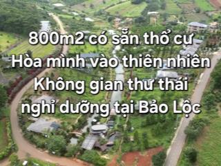 Địa điểm nghỉ dưỡng hòa mình vào thiên nhiên tại bảo lộc