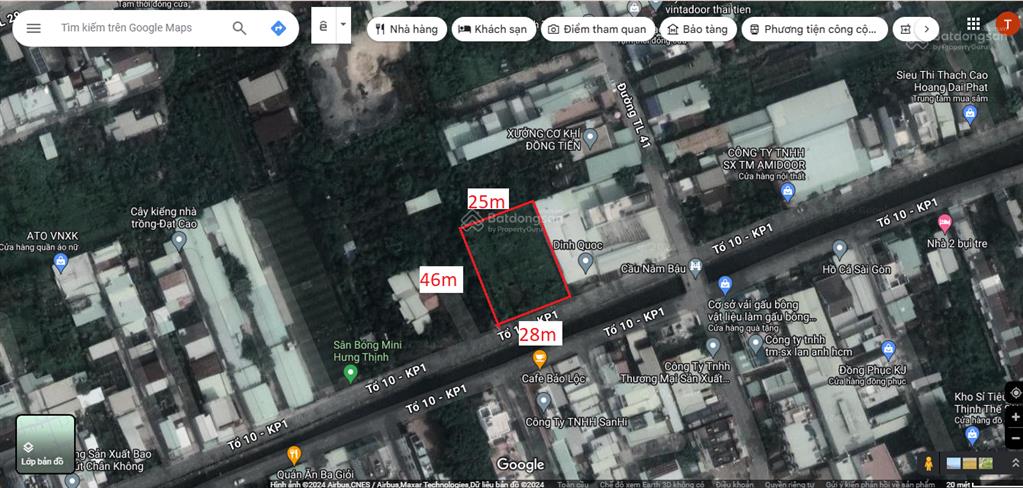 980m2 đất full thổ ngay cầu năm bậu đường tl41 vuông vức, đường nhựa xe 10t