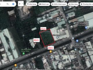 980m2 đất full thổ ngay cầu năm bậu đường tl41 vuông vức, đường nhựa xe 10t