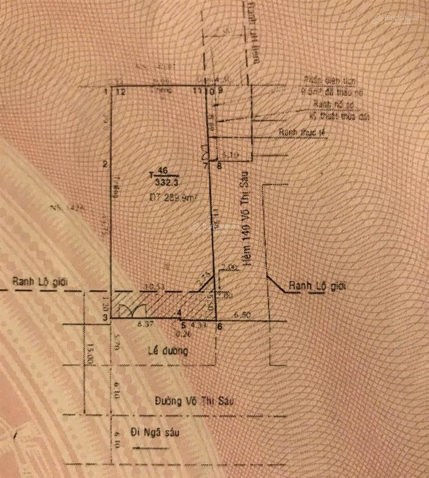 Góc 2 mặt tiền võ thị sáu  ngay phạm ngọc thạch, dt 12x27, giá 220 tỷ