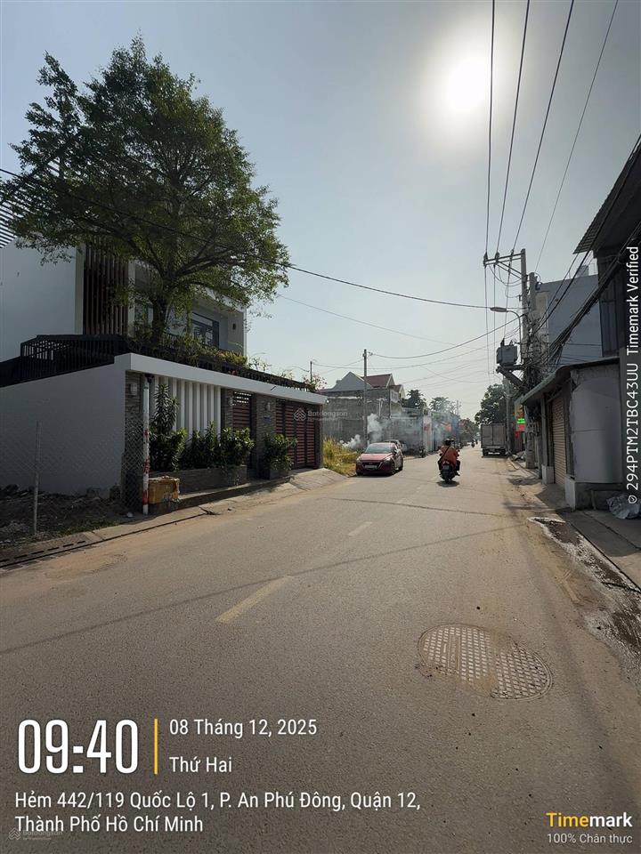 Bán đất 5x40m mặt kênh tl15, đường thông ra sông sài gòn, bê tông 7m