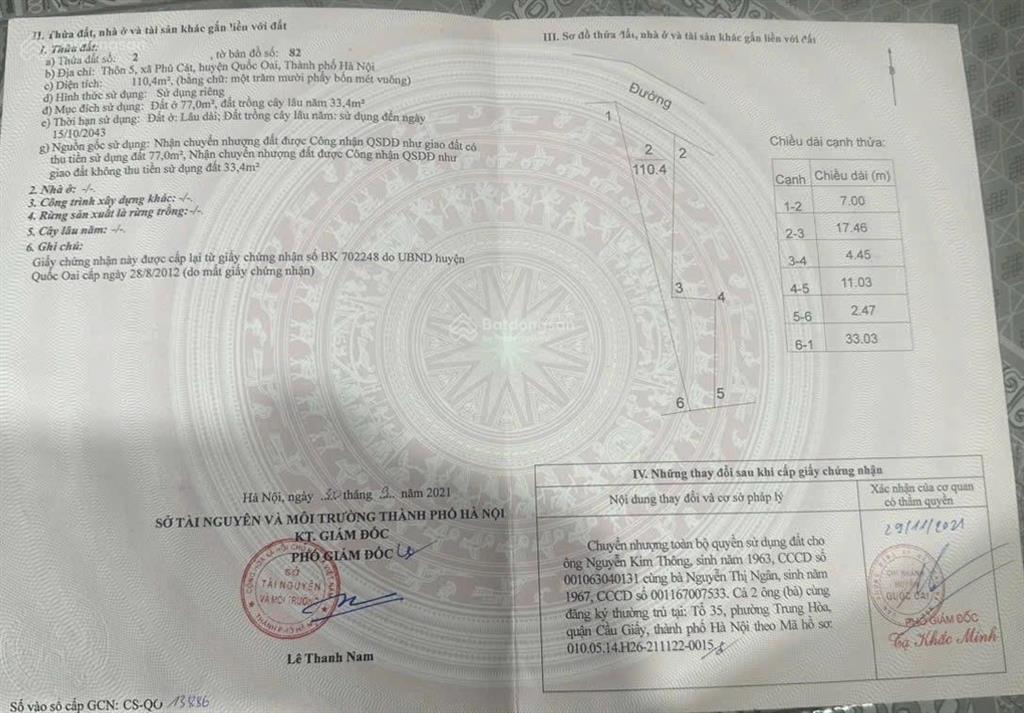 Gia đình cần tiền bán nhanh 110,4m sẵn nhà cấp 4 xây mới kinh doanh tuyệt đỉnh