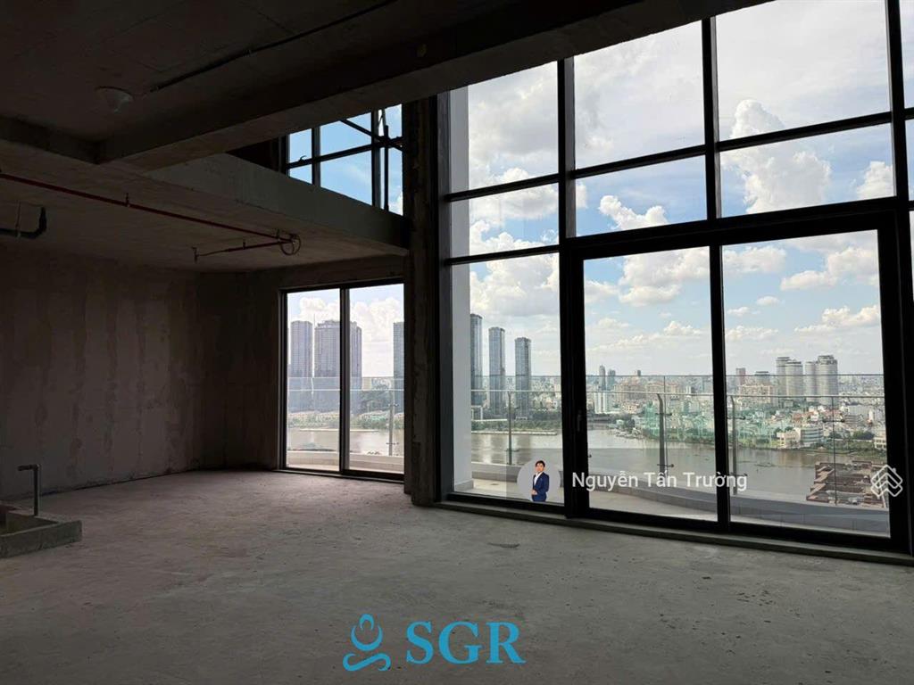 Tấn trường bán duplex 4pn  thủ thiêm zeit river  183m2 giá 63 tỷ  tầng cao nhất