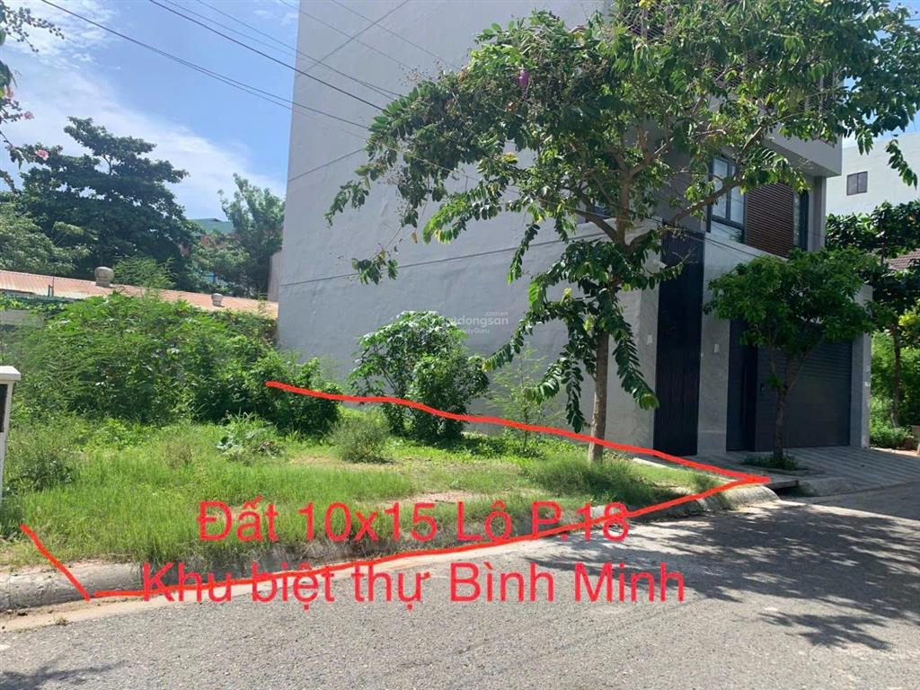 Bán lô đất khu biệt thự bình minh đường 3 tháng 2 s=150m2=10x15m cách biển ~800m 14,5 tỷ