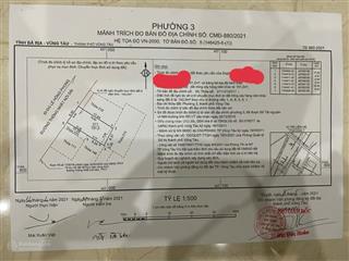 Bán đất mặt tiền thống nhất  s=152m2=8,4x19m  tiện kinh doanh  trung tâm vũng tàu  24 tỷ