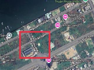 Bán lô đất 2 mặt tiền đường ngô thì hiệu và trần sâm  sơn trà  đà nẵng.