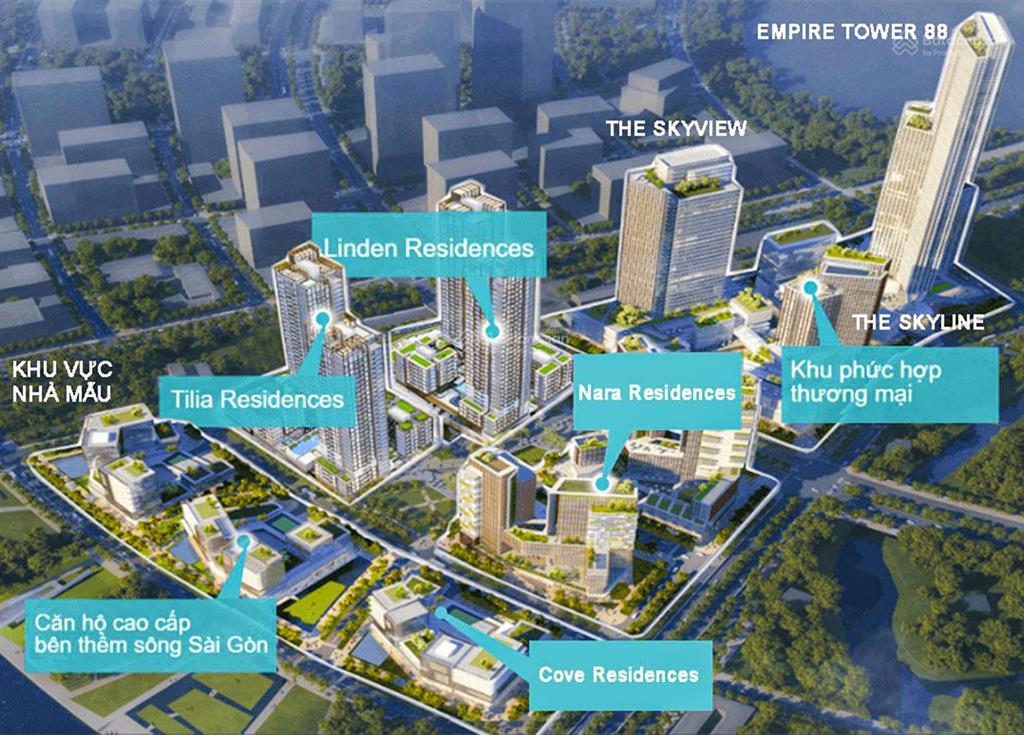 Empire city thủ thiêm bán căn hộ tháp t2a  spa foreigner quota với 2 phòng ngủ view thành phố