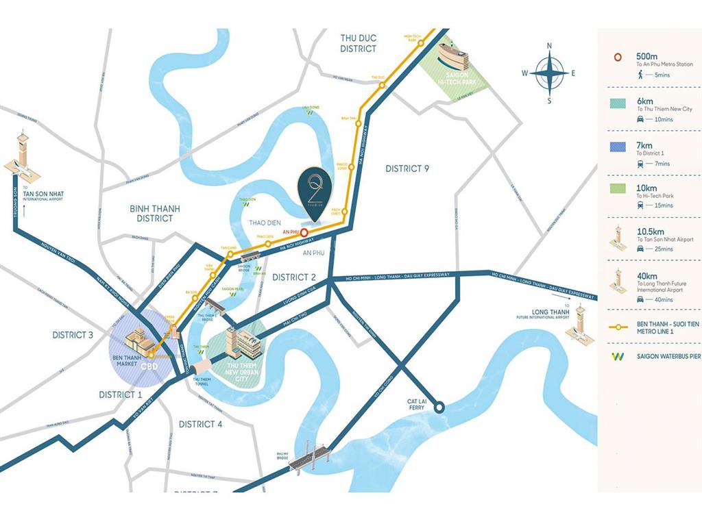 Bán căn hộ q2 thảo điền tháp t3 với 3 phòng ngủ view sông & thành phố có sổ hồng