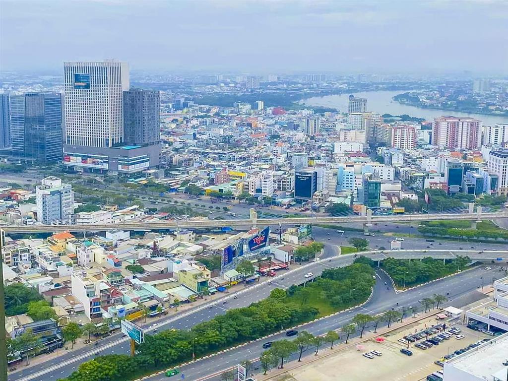 Căn hộ bán tại vinhomes central park tầng cao thuộc landmark plus gồm 2 phòng ngủ diện tích 82,1m2