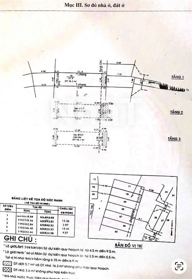 Bán nhà riêng tại lê văn sỹ, 16,6 tỷ, 62m2, 3pn, 3wc, q3, hcm, giá cực chất