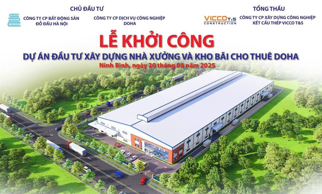 Cho thuê kho xưởng kcn đồng văn 1, đồng văn, hà nam dt 10.000m2