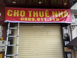 Cho thuê nhà mặt phố tại đường trần hưng đạo, hải dương