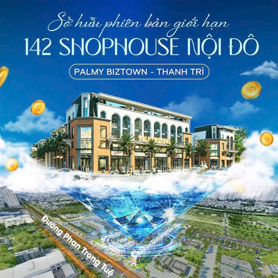 Bán suất ngoại giao  giá tốt nhất dự án hdb  palmy biztown đường 70  thanh trì  hà nội