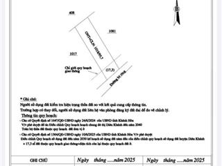 95m2 đất diên thọ  688 triệu ngay khu dân cư
