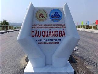 Chào bán lô đất mặt tiền cầu quảng đà và 14b tổng diện tích 540m có 500m đát ở ngang lên đến 19m