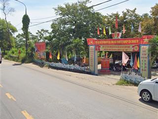 Chào bán diện tích 1300m có hơn 1000 đất ở nằm trên mặt tiền ql14b rộng 34m ngay ngõ tư hoà vang