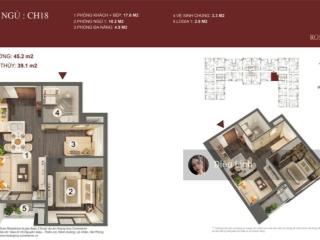 Bán căn ch18 siêu hiếm toà rose  hoàng huy commercce chỉ 1,767 tỷ.  0784 158 ***