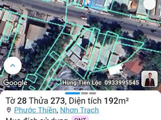 Đất mặt tiền ( có mặt bằng nhà kinh doanh) đường chính lý thái tổ nhơn trạch giá tốt đầu tư
