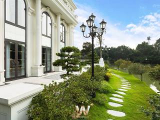 Chuyển nhượng. đơn lập góc bằng lăng 09  01, khu vip. 511m2, hoàn thiện đẹp, view khúc sông mở.