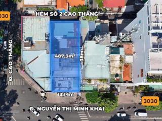 Cơ hội sở hữu quỹ đất vàng vip nhất xd mới 2 hầm 14 tầng (13x38m)  2 mt nguyễn thị minh khai, q3
