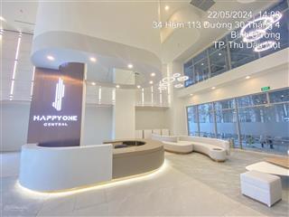 Bán căn góc 2pn2wc 75m2 happy one central. hoàn thiện đầy đủ nội thất, đã có sổ hồng