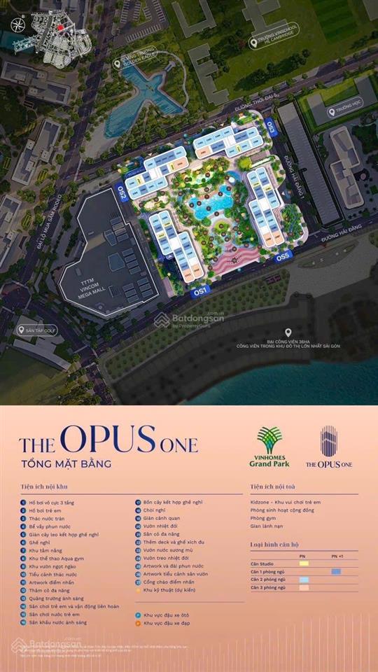 Siêu rẻ! the opus one  2pn, 2wc | 5,7 tỷ | 80 m2 (full vat+pbt) thanh toán giãn 120 ngày