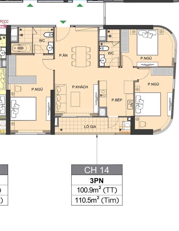 Căn đặc biệt opus one 1pn + 55m²  3.8 tỷ trả tiến độ