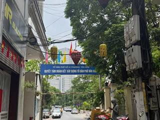 Cho thuê nhà số 48 ngõ 155 nguyễn khang dt 83m2 x 7t mt 5,5m, đường ô tô tránh
