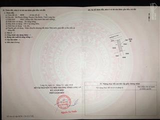 Đất tc 100% giá cực tốt tại kdc phước đông, cần đước lô đẹp, mặt tiền 6m, sổ đỏ, giá chỉ 1 tỷ