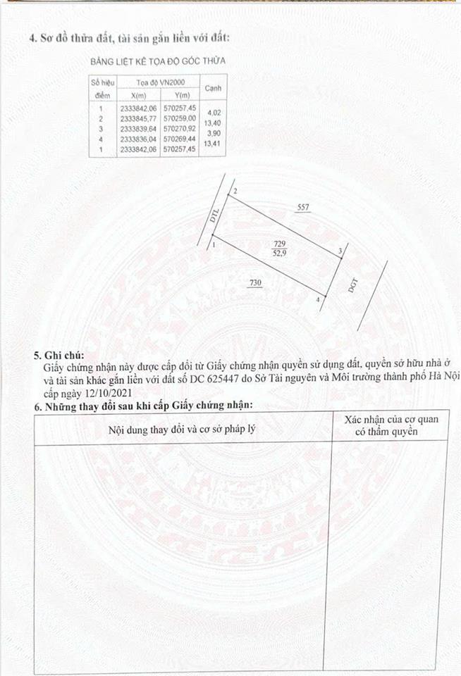 Bán đất 54m2 tại đồng ông, đan phượng, hà nội, giá 6,77 tỷ