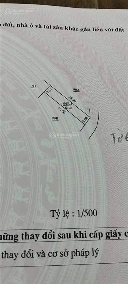 Bán đất thổ cư sát dv3 đồng mai, quận hà đông, dt 51m2ô tô tránh nhau 100m vành đai4 chỉ 500m