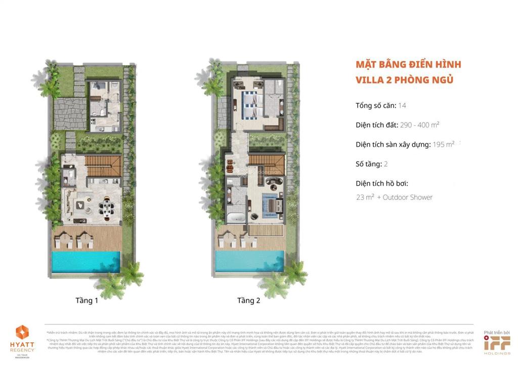 Bán biệt thự hyatt regency ho tram residences, 28 tỷ 860  305 m2  view sông