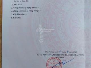 Lô đất 65m2 khu tđc vườn đốm, anh dũng, dương kinh, gần sát cầu rào 3