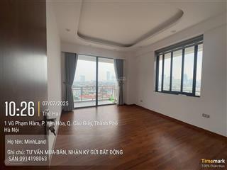 Bán căn hộ chung cư đẹp tại vũ phạm hàm 88m2, căn góc 3pn2wc đầy đủ nội thất, nhiều tiện ích