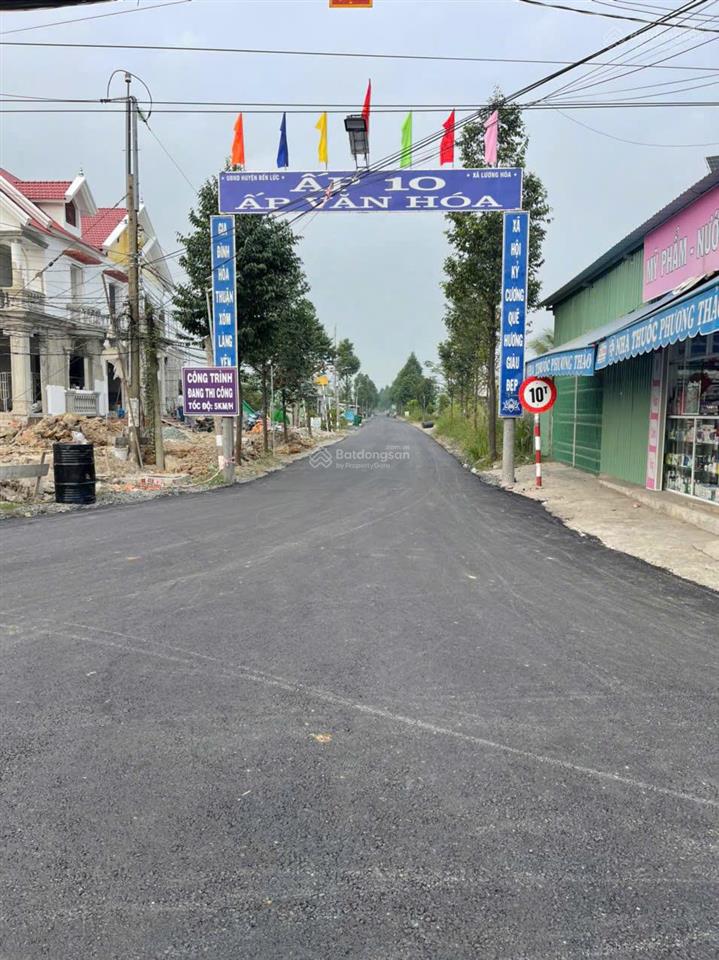 Chủ cần bán đất thổ + kho mt nhựa xe 10t. 400m2 ấp 10 lương hòa, bến lức, long an