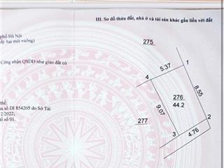 Tôi chính chủ cần bán 44,2m2 trạch mỹ lộc phúc thọ , cách đường ql 32 chỉ 500m . đường oto 4 chỗ và