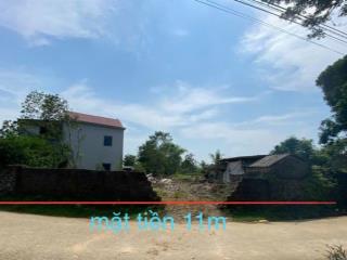 555m2 đất full thổ cư có 11m mặt tiền bám đường liên xã tại thanh cao, lương sơn, hòa bình