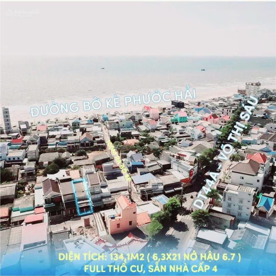 Kẹt tiền bán gấp căn nhà mặt tiền 9.6m, đường 42m, tuyến huyết mạch kinh doanh mua bán phước hải