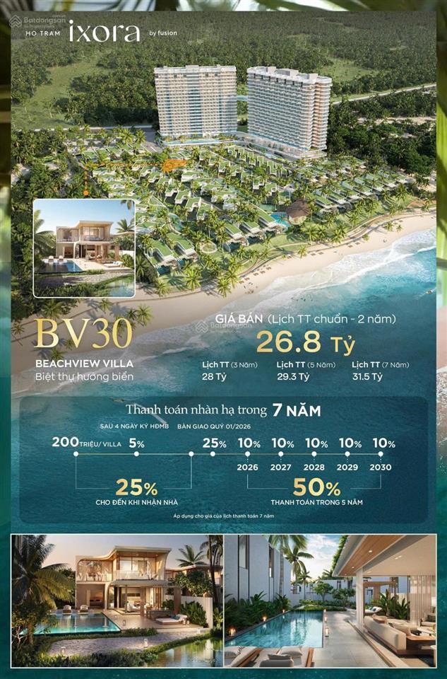 Ixora beach view villa  siêu phẩm duy nhất còn lại 0937 955 ***