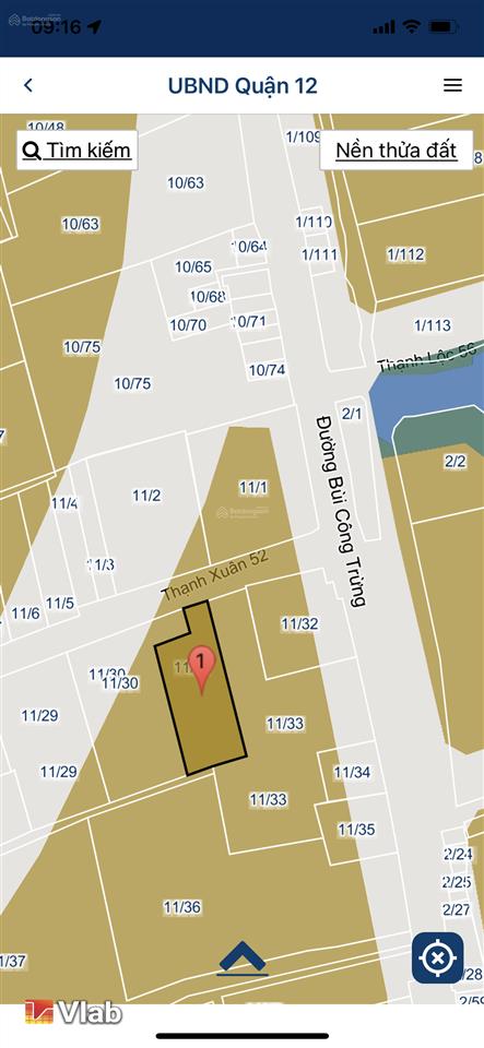 Bán bđs dòng tiền đất 716m2 mặt tiền thạnh xuân 52, q12, ngay chợ và dự án đường mở rộng 40m