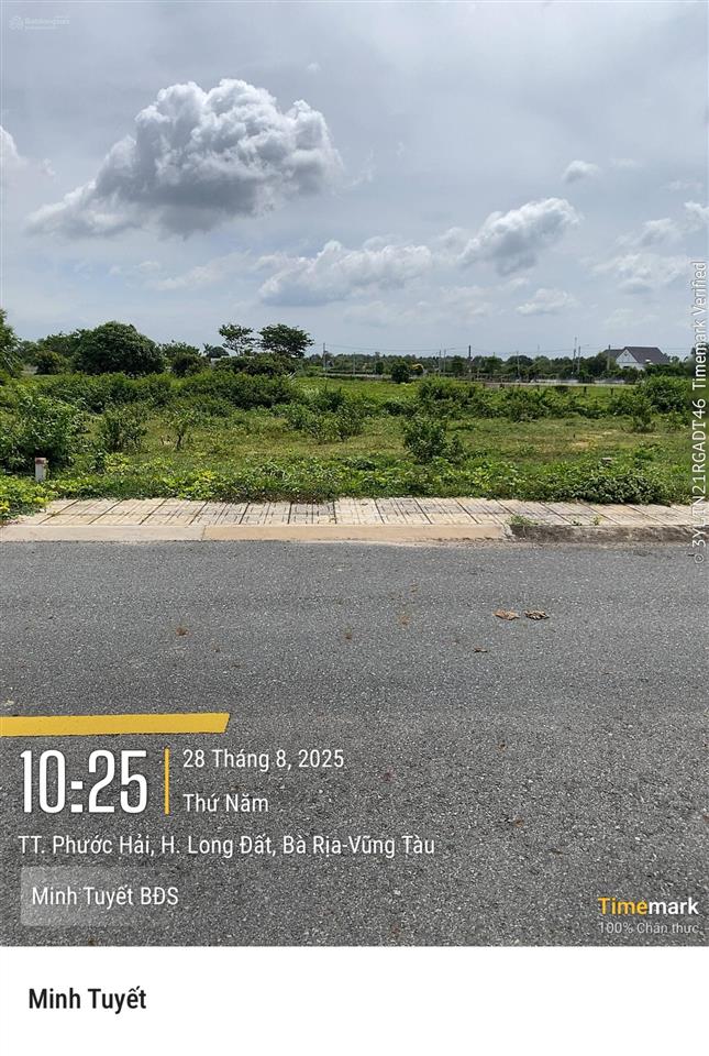 Bán đất thị trấn phước hải  gần núi minh đạm, hồ sở bông 118m2 ngang 5,5x22m thổ cư 60m2 sổ sẵn