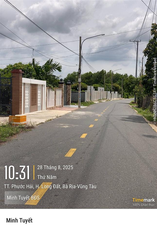 Bán đất thị trấn phước hải  gần núi minh đạm, hồ sở bông 118m2 ngang 5,5x22m thổ cư 60m2 sổ sẵn