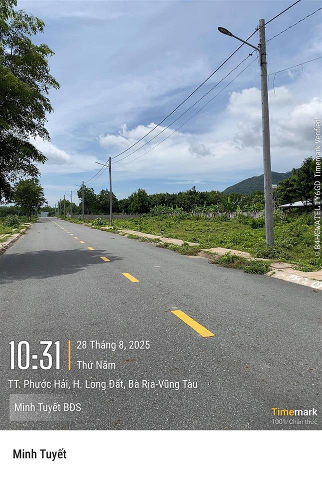 Bán đất thị trấn phước hải  gần núi minh đạm, hồ sở bông 118m2 ngang 5,5x22m thổ cư 60m2 sổ sẵn