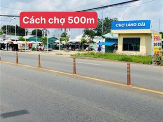 Bán đất cách chợ láng dài  quốc lộ 55 chỉ 500m !!