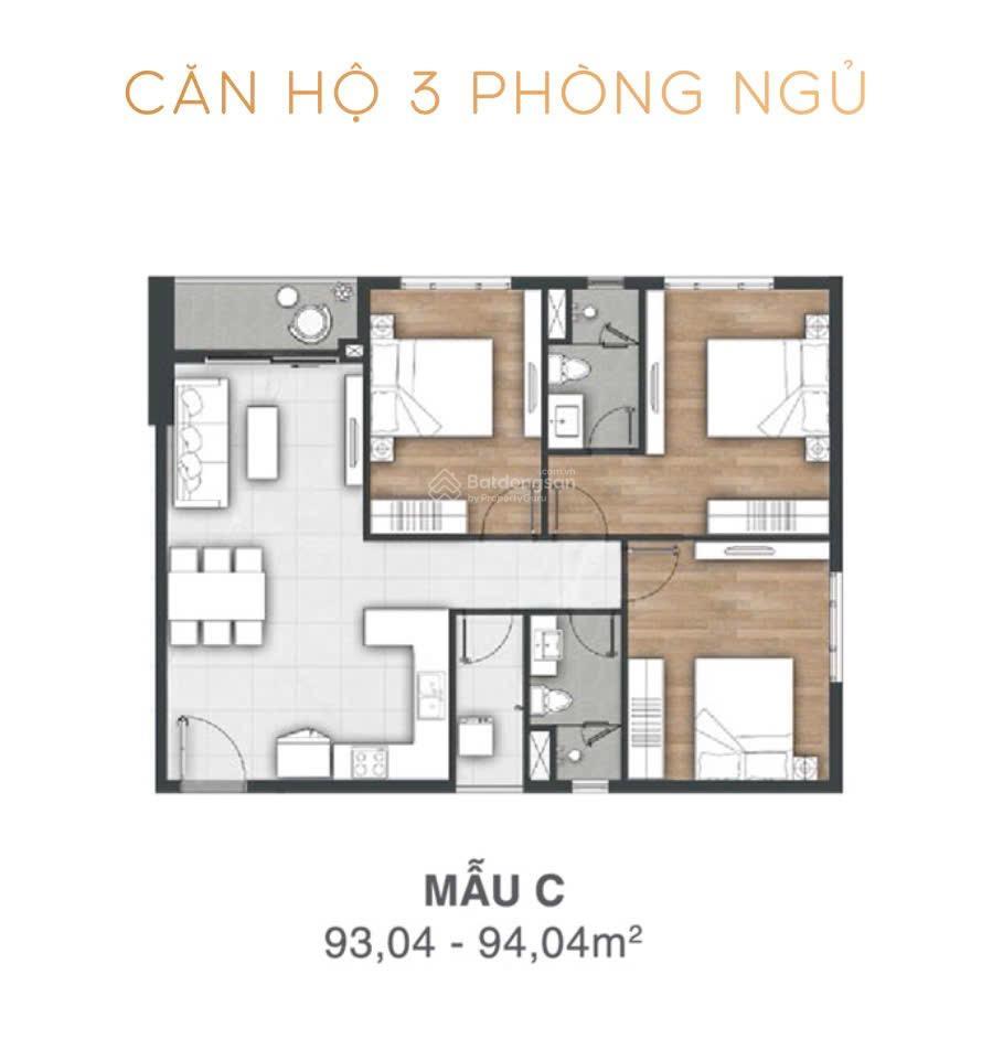 Bán căn hộ 3pn 2wc vũng tàu pearl 93m2, giá 3.4 tỷ, tiện ích 5*, view biển.  0932 749 ***