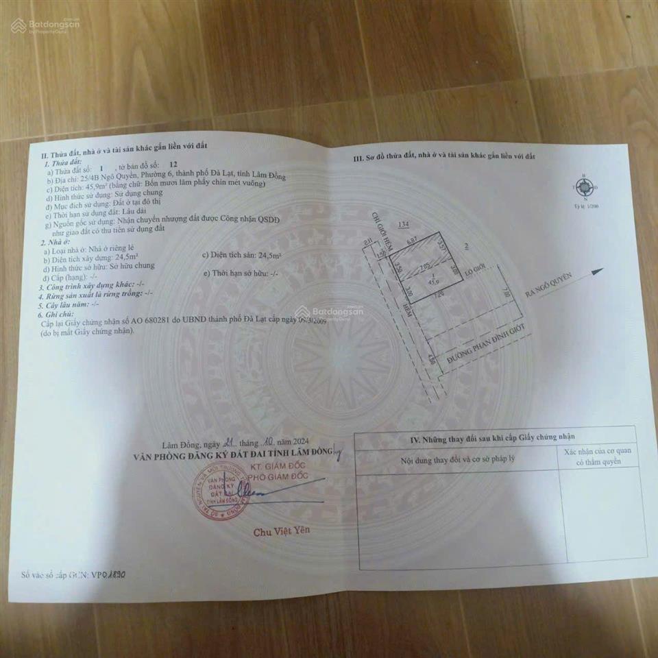 Hiếm và rẻ căn góc 2 mặt tiền tt đà lạt  chỉ 4,35 tỷ  srxd ngang 7m mặt tiền phan đình giót