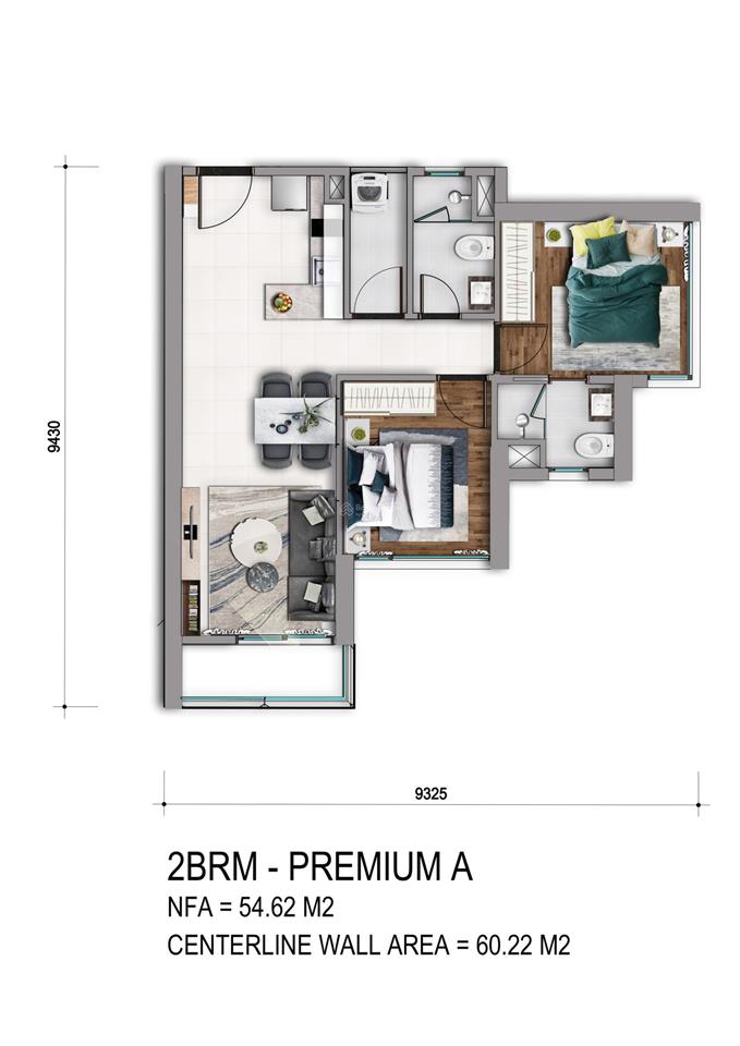 Chinh chu ban căn đã ký hợp đồng mua bán 61m2/2pn có hđmb chênh nhẹ  0939 746 ***