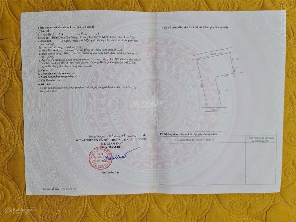 Lô 1057m2 2 mặt đường trước sâu view sông, thích hợp phân lô bán nền